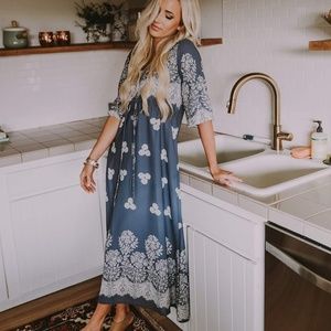 NWT wren and ivory midi dress